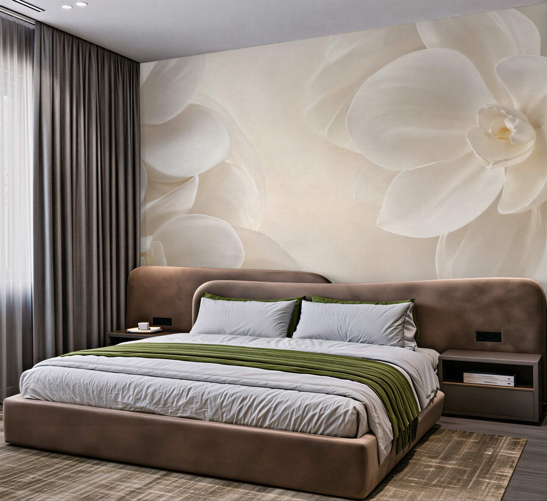Fototapeta śnieżnobiałe porcelanowe kwiaty?v23