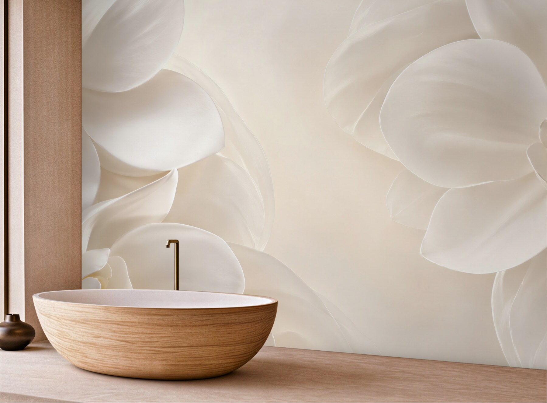 Fototapeta śnieżnobiałe porcelanowe kwiaty?v23