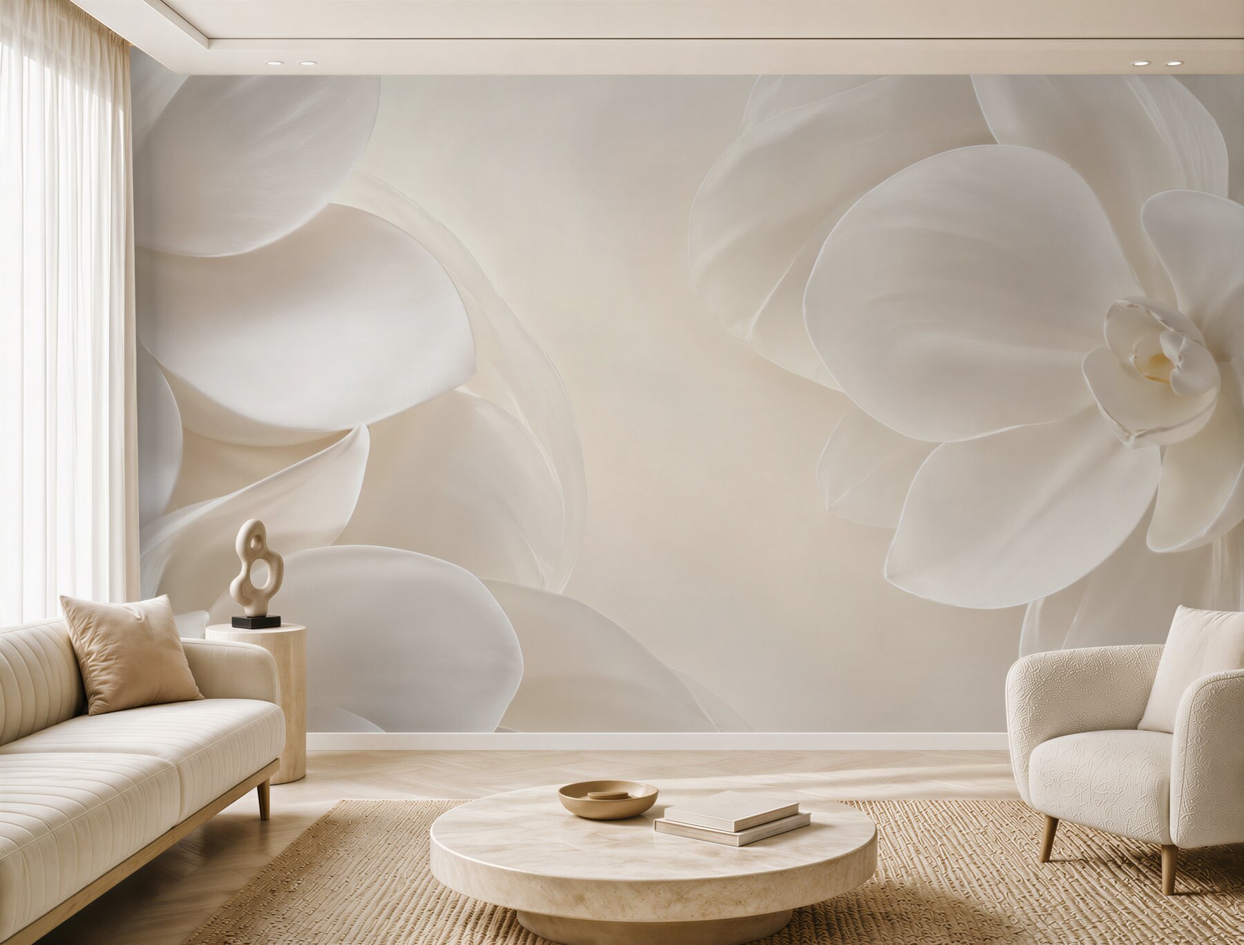 Fototapeta śnieżnobiałe porcelanowe kwiaty?v23