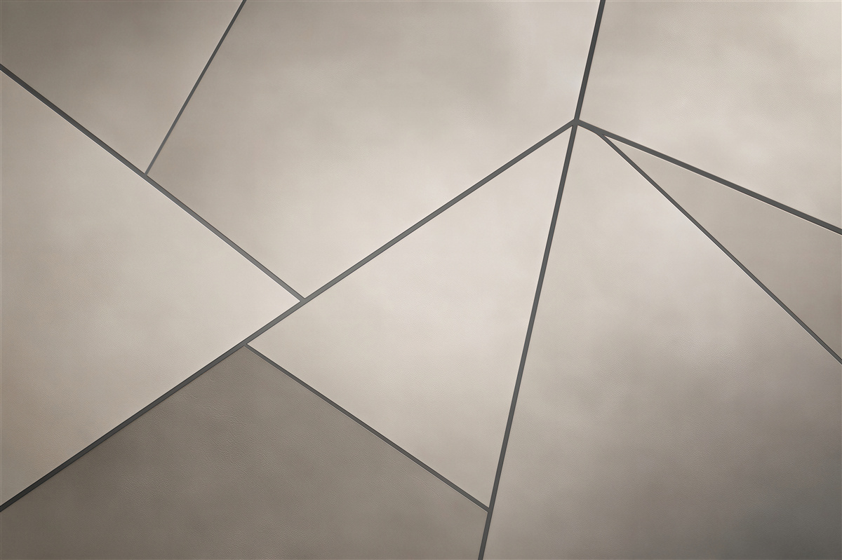 Fototapeta geometryczne panele beżowo szare minimalistyczna
