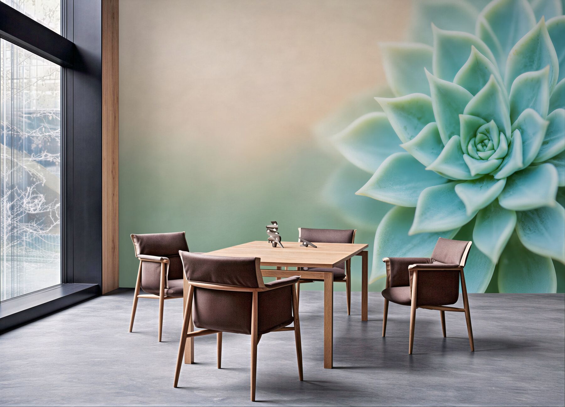 Fototapeta sukulent echeveria miętowy makro relaksująca?v23