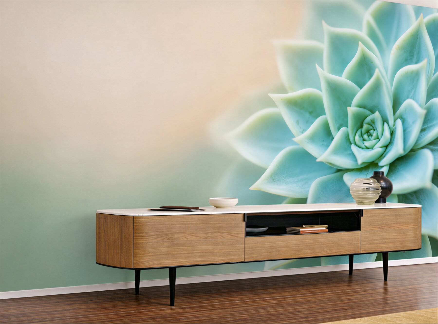 Fototapeta sukulent echeveria miętowy makro relaksująca?v23