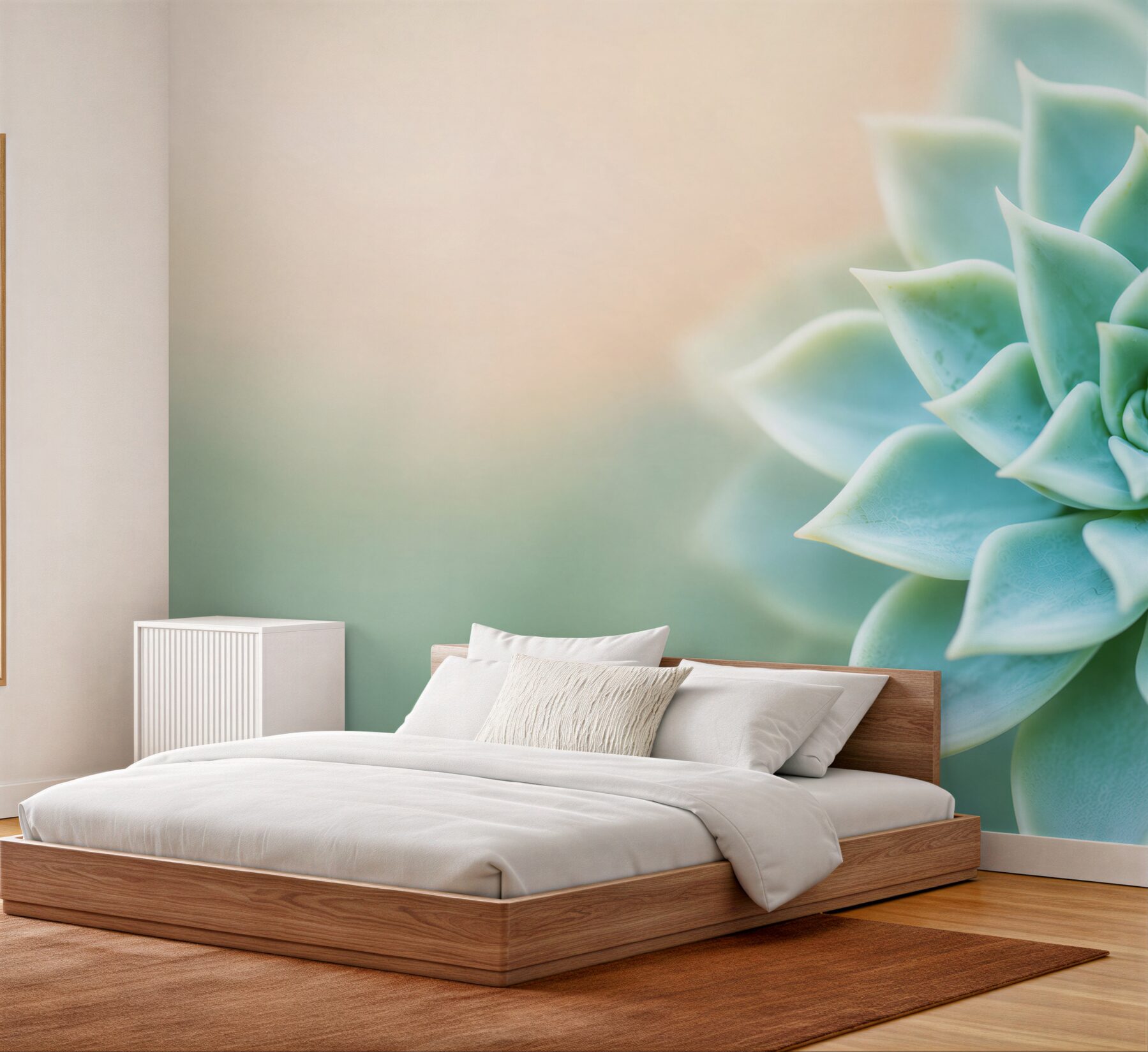 Fototapeta sukulent echeveria miętowy makro relaksująca?v23
