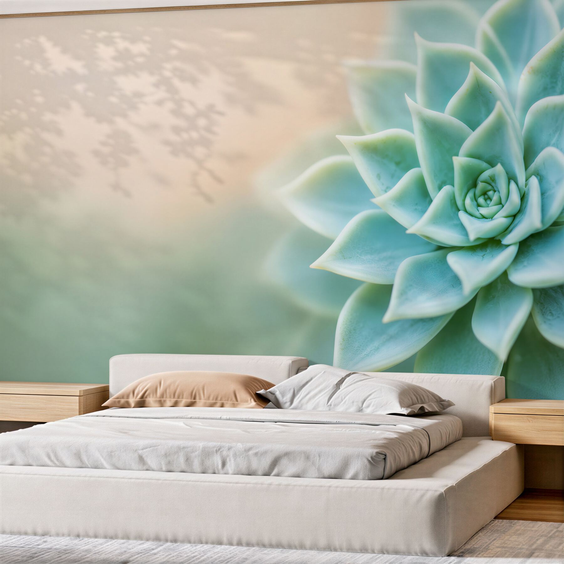 Fototapeta sukulent echeveria miętowy makro relaksująca?v23