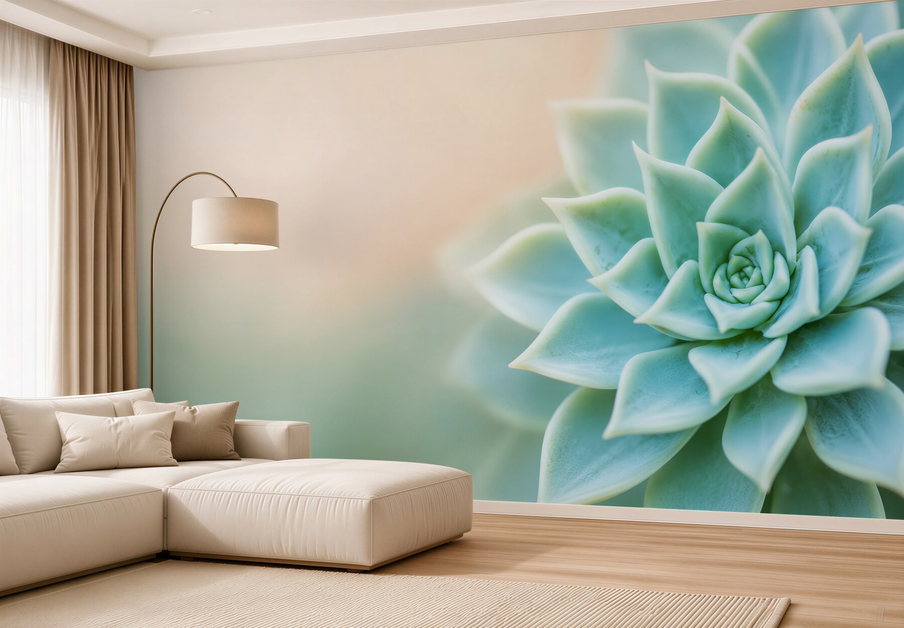 Fototapeta sukulent echeveria miętowy makro relaksująca?v23
