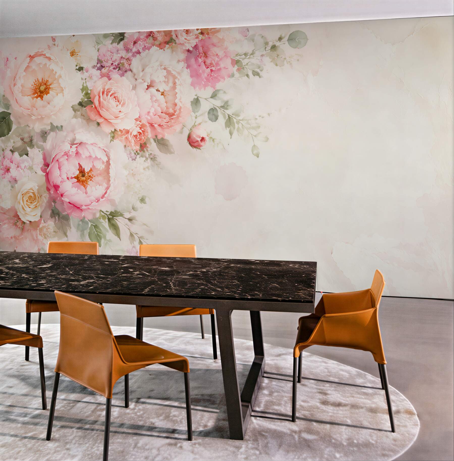 Fototapeta kwiaty peonie i róże pastelowe na jasnym tle?v23