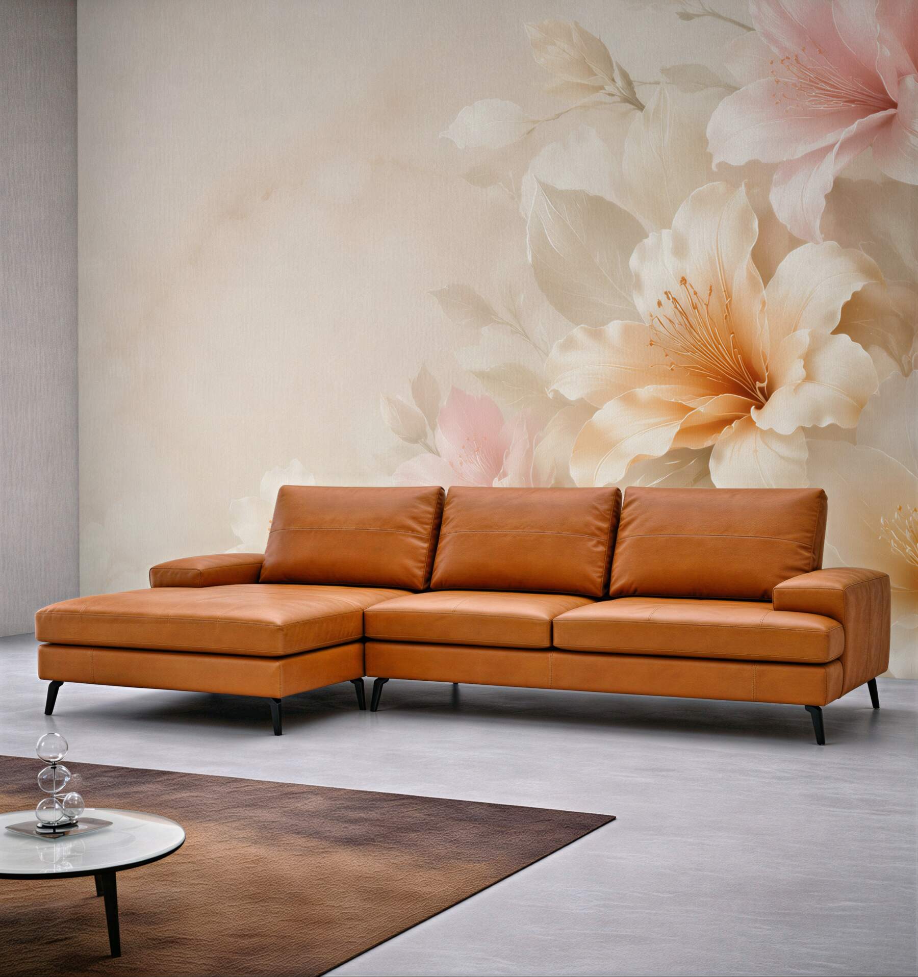 Fototapeta kremowe kwiaty hibiskusa pastelowe na jasnym eleganckim tle?v23