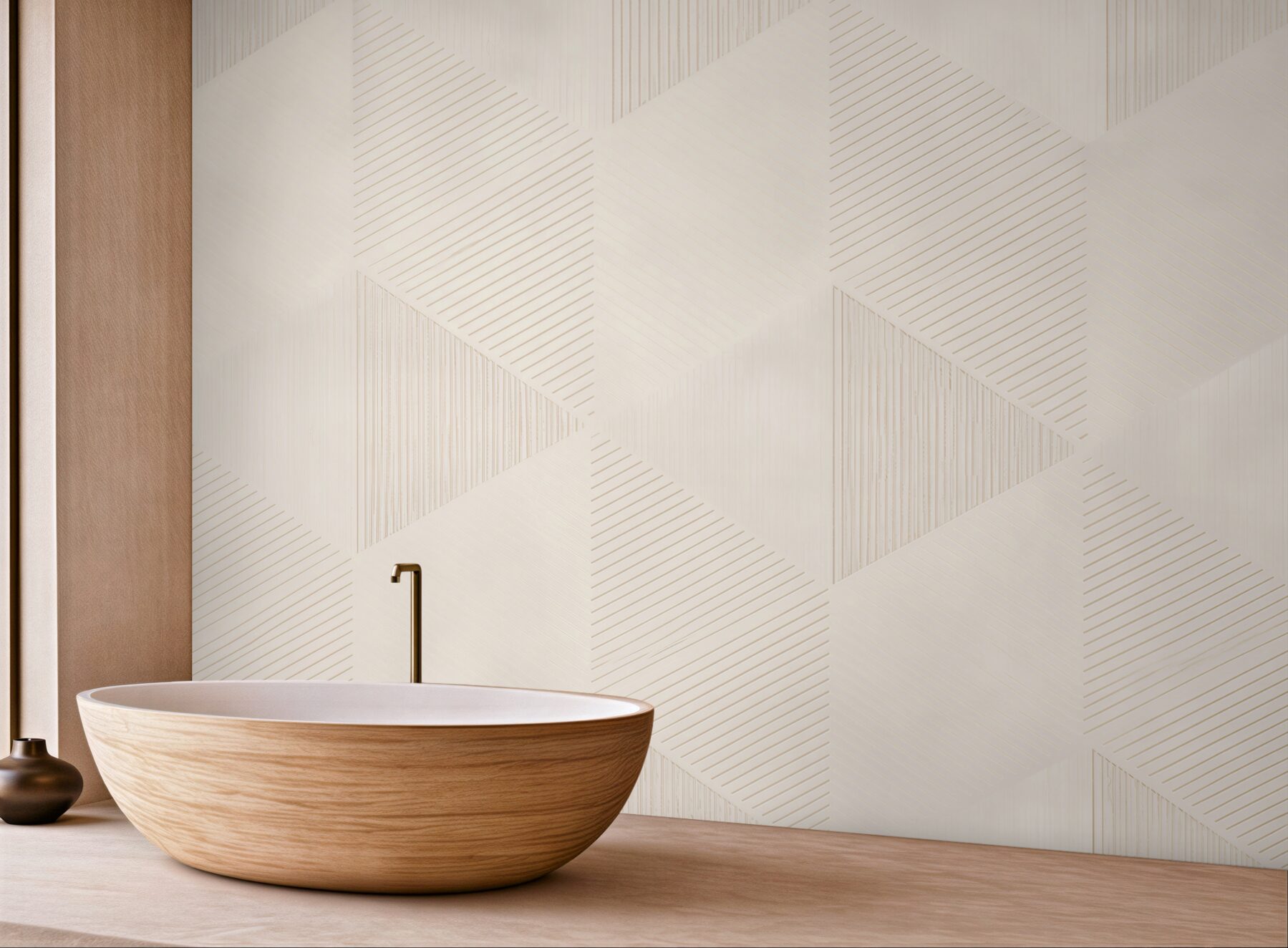Fototapeta geometryczne kostki 3D beżowe minimalistyczna abstrakcja?v23