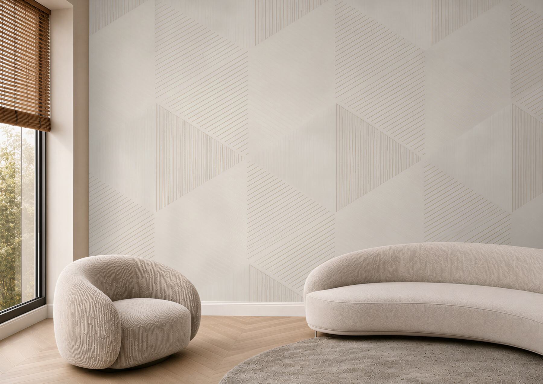 Fototapeta geometryczne kostki 3D beżowe minimalistyczna abstrakcja?v23