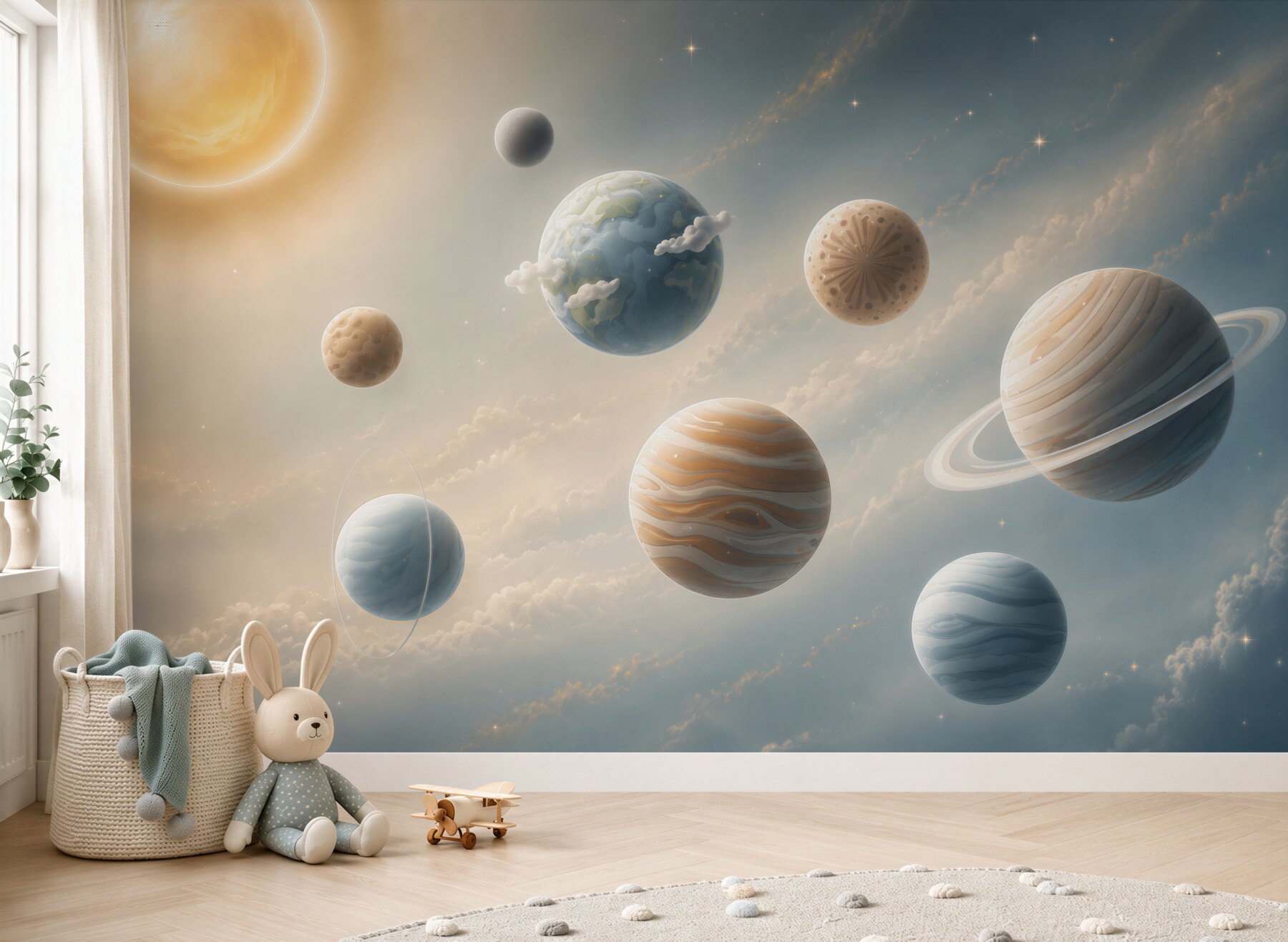 Fototapeta Wiele planet w kosmosie?v23