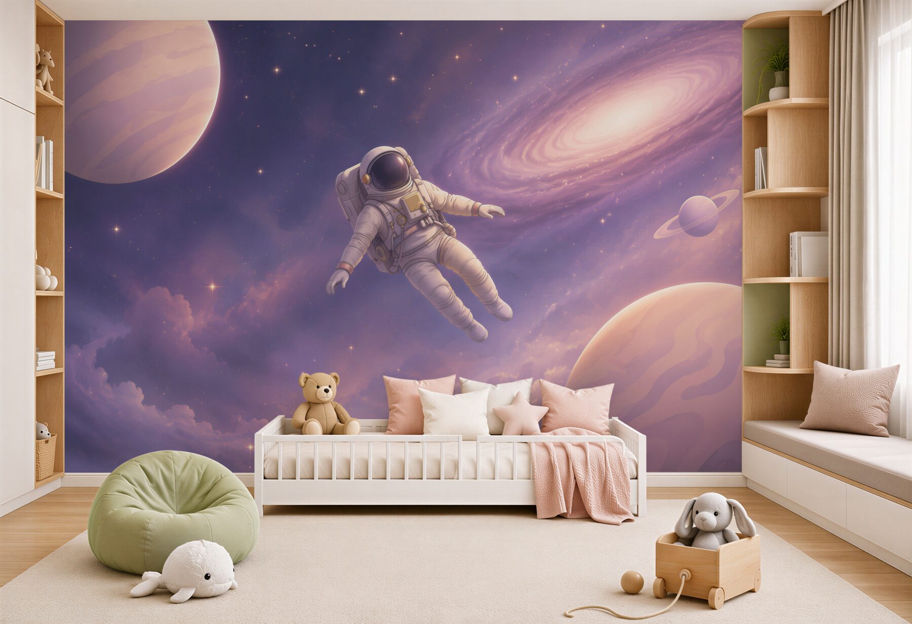 Fototapeta Astronauta rośnie w zerowej sile grawitacyjnej?v23