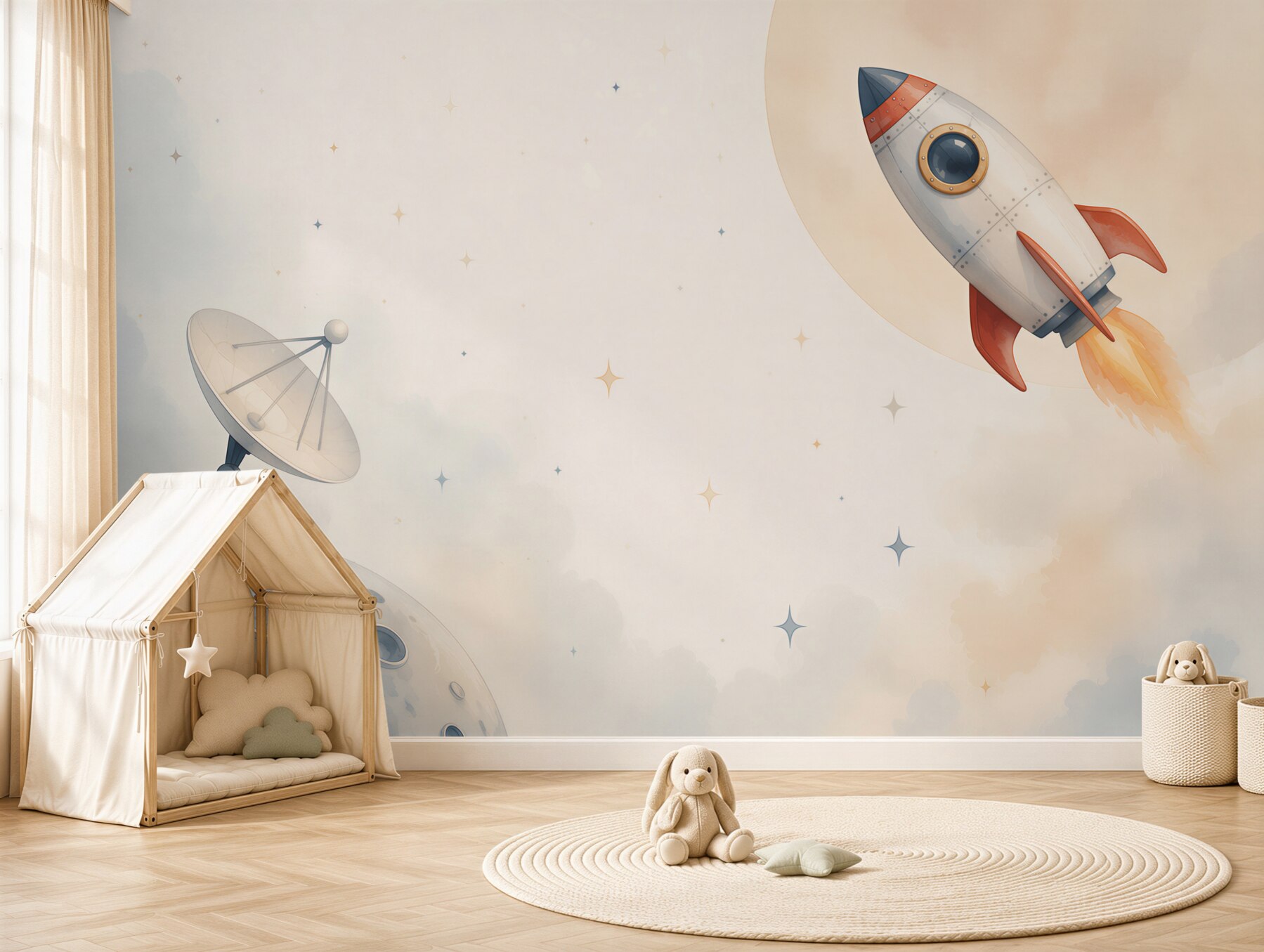 Fototapeta Rakieta zbliża się do celu?v23