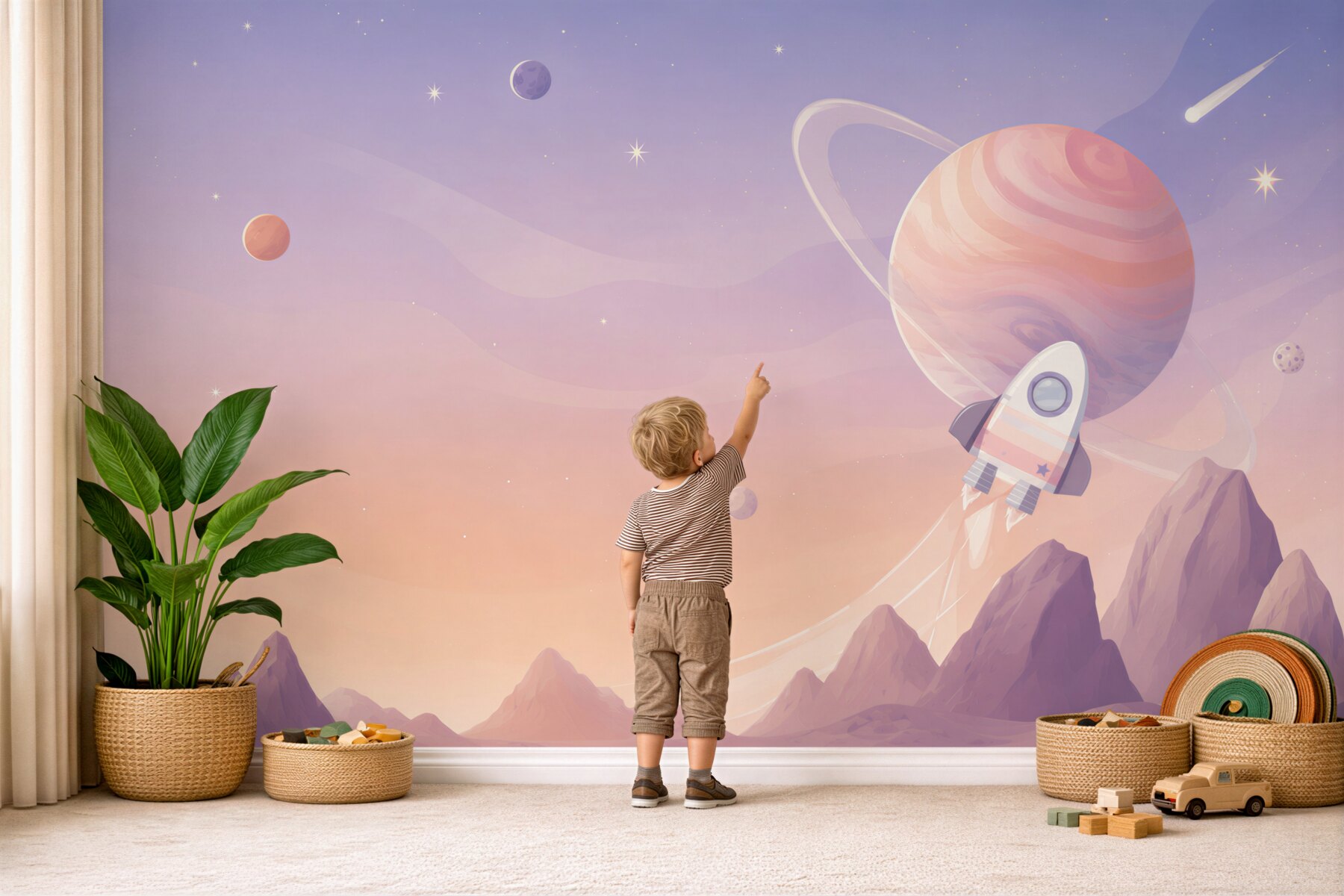 Fototapeta Kosmiczny astronauta