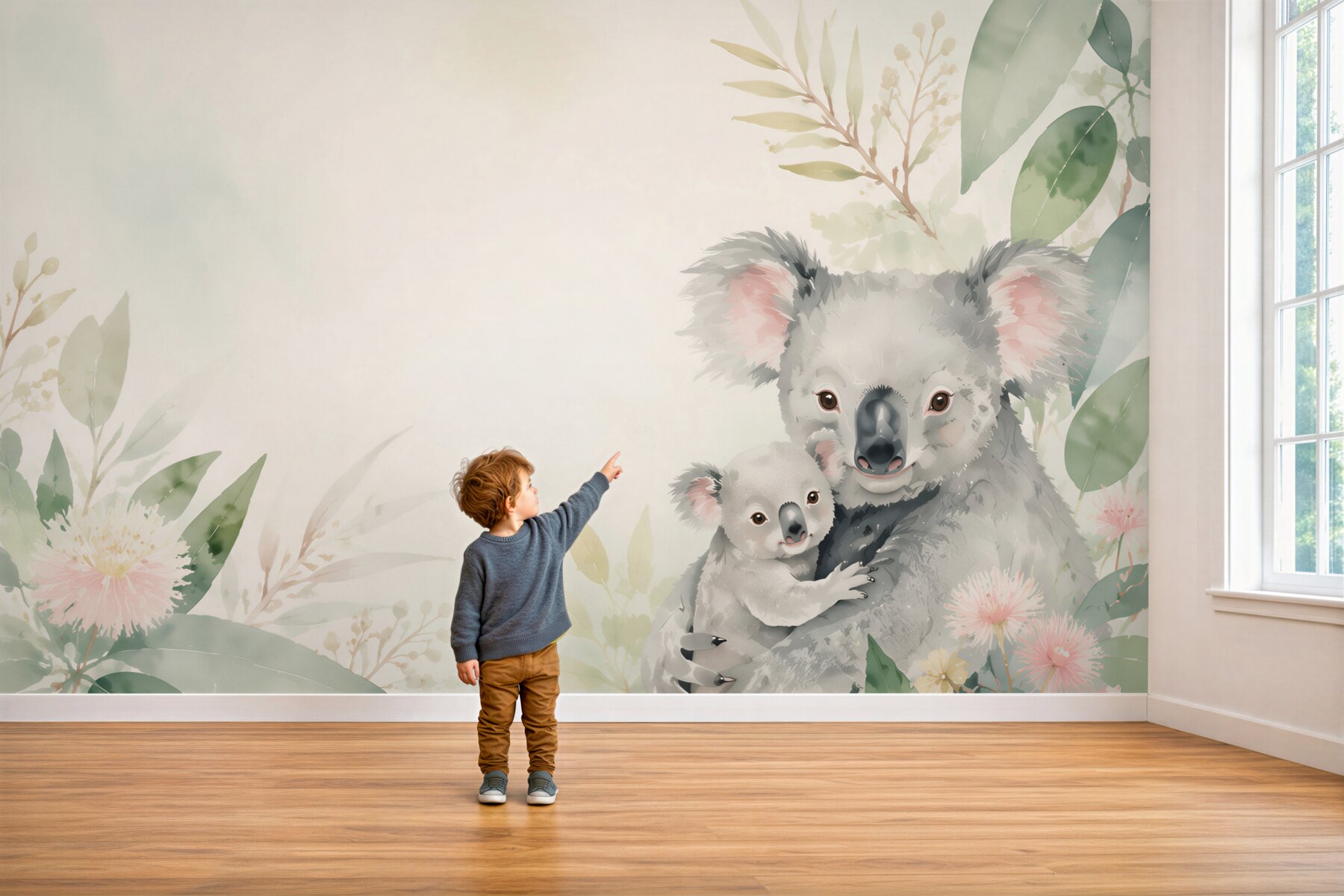 Fototapeta Mama koala z dzieckiem?v23