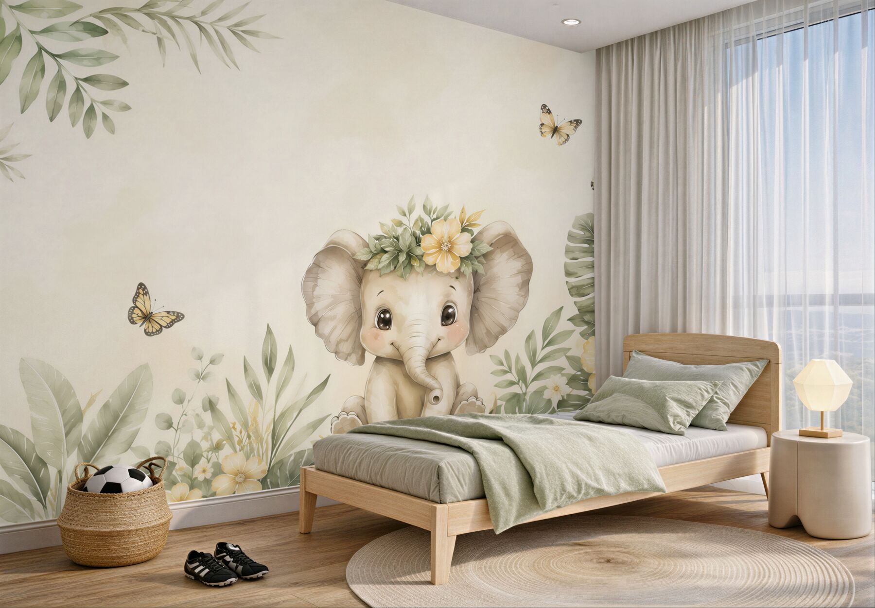 Fototapeta Elephant in Greens?v23