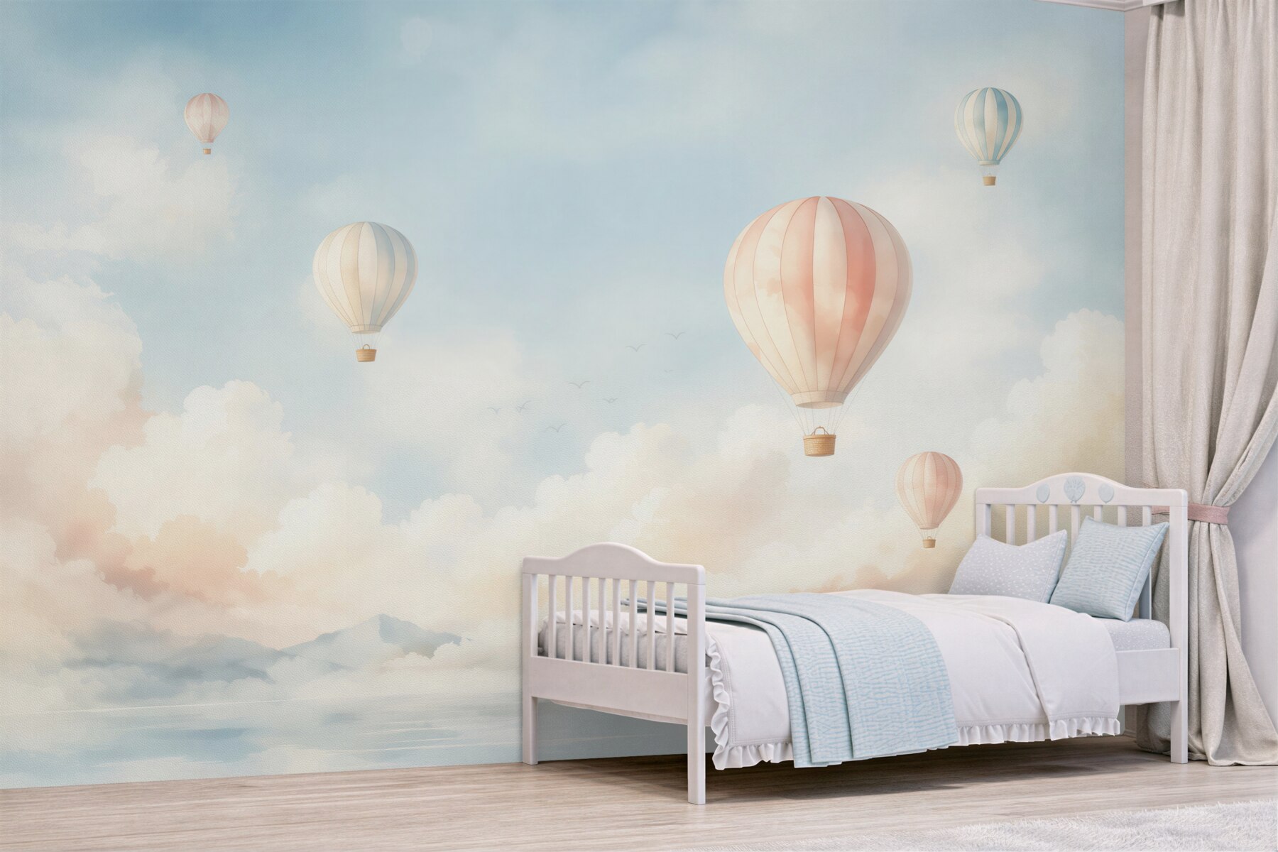 Fototapeta Narysowane balony na niebie?v23