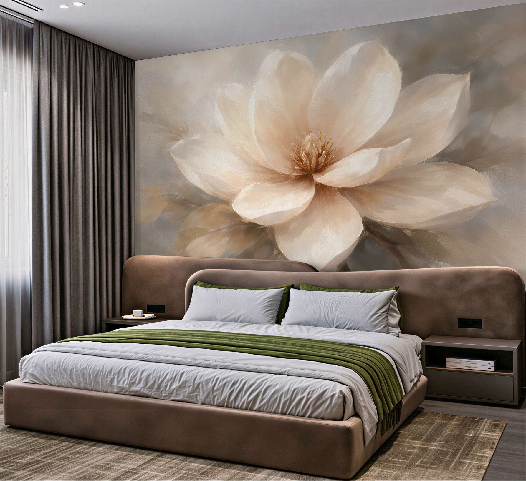 Fototapeta kremowa magnolia w blasku?v23