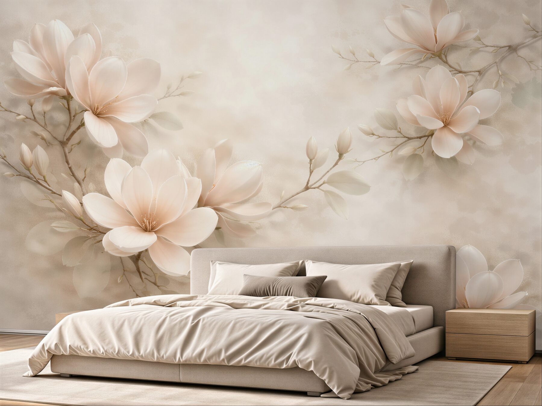 Fototapeta kremowe magnolie w blasku?v23