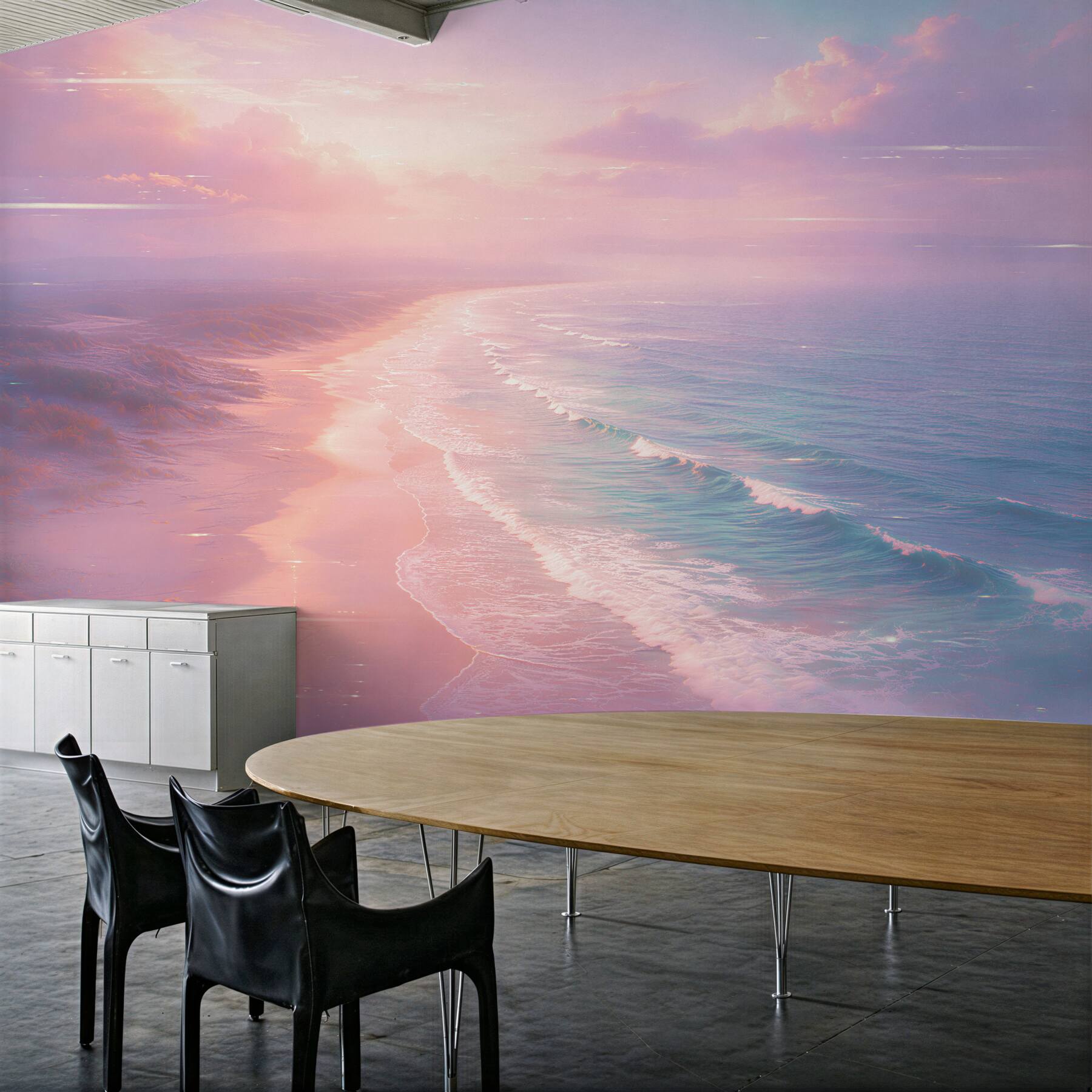 Fototapeta pastelowy brzeg o świcie