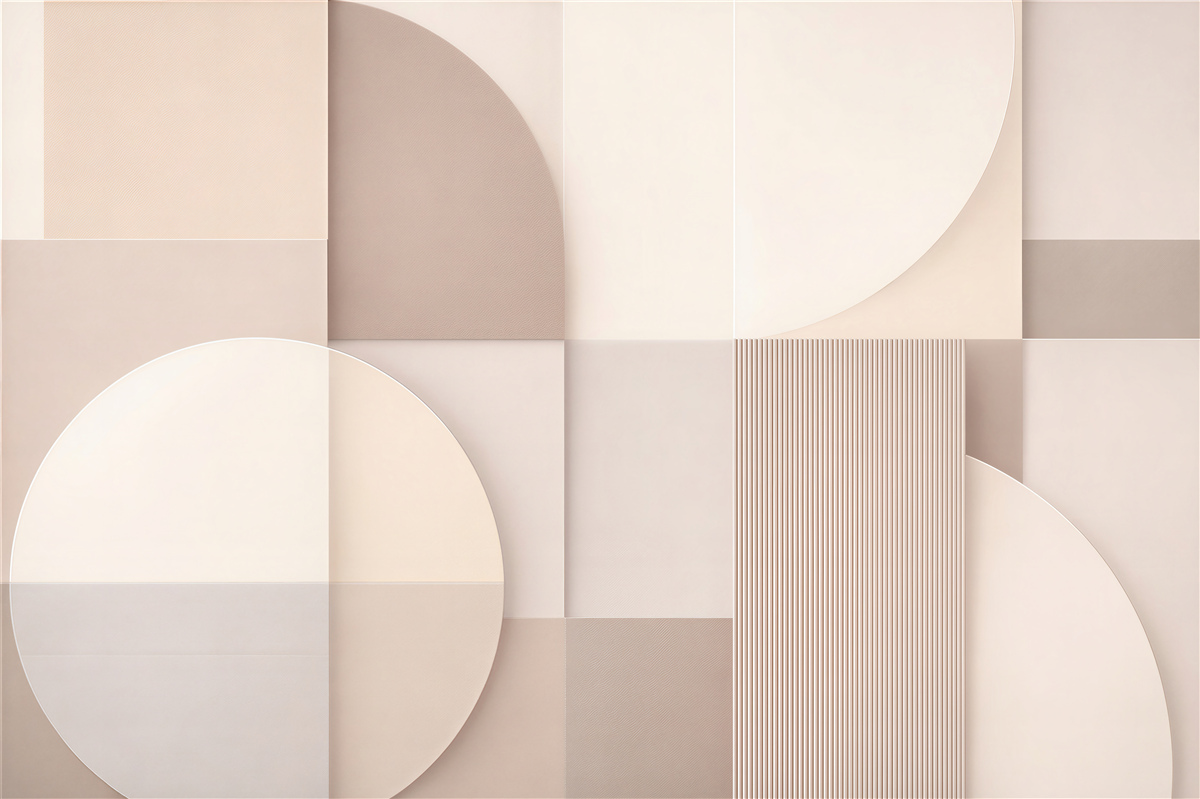 Fototapeta subtelna mozaika geometryczna