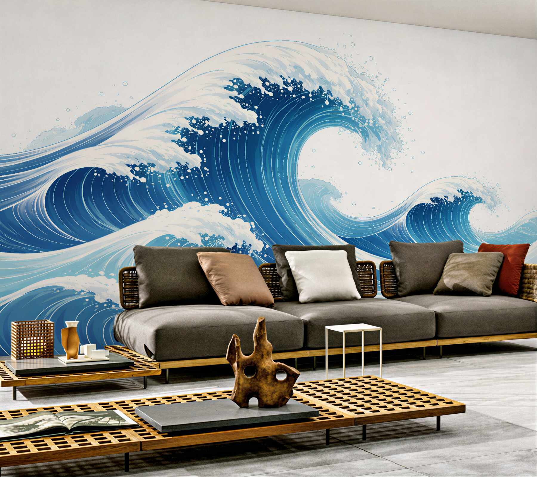 Fototapeta błękitne fale oceanu