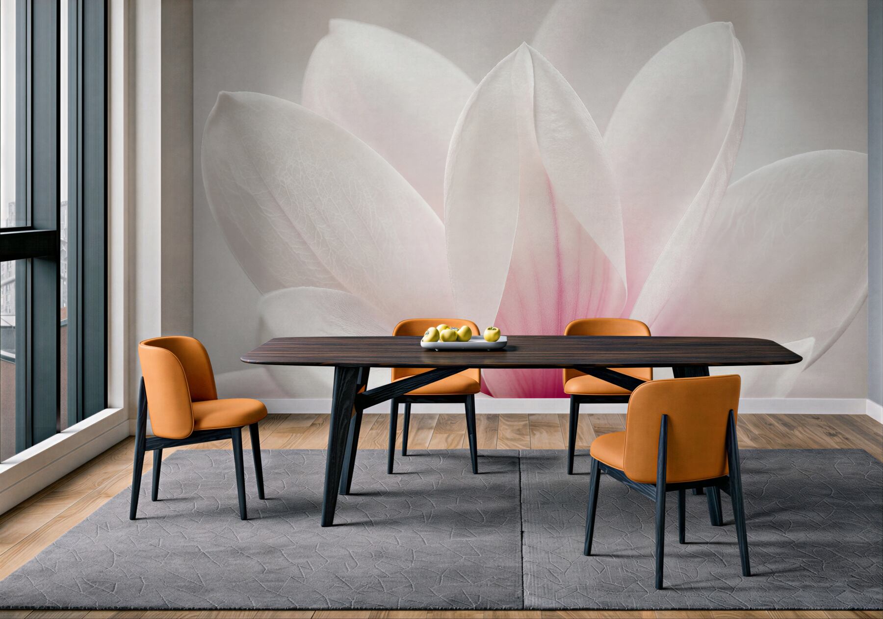Fototapeta delikatne płatki magnolii w zbliżeniu?v23