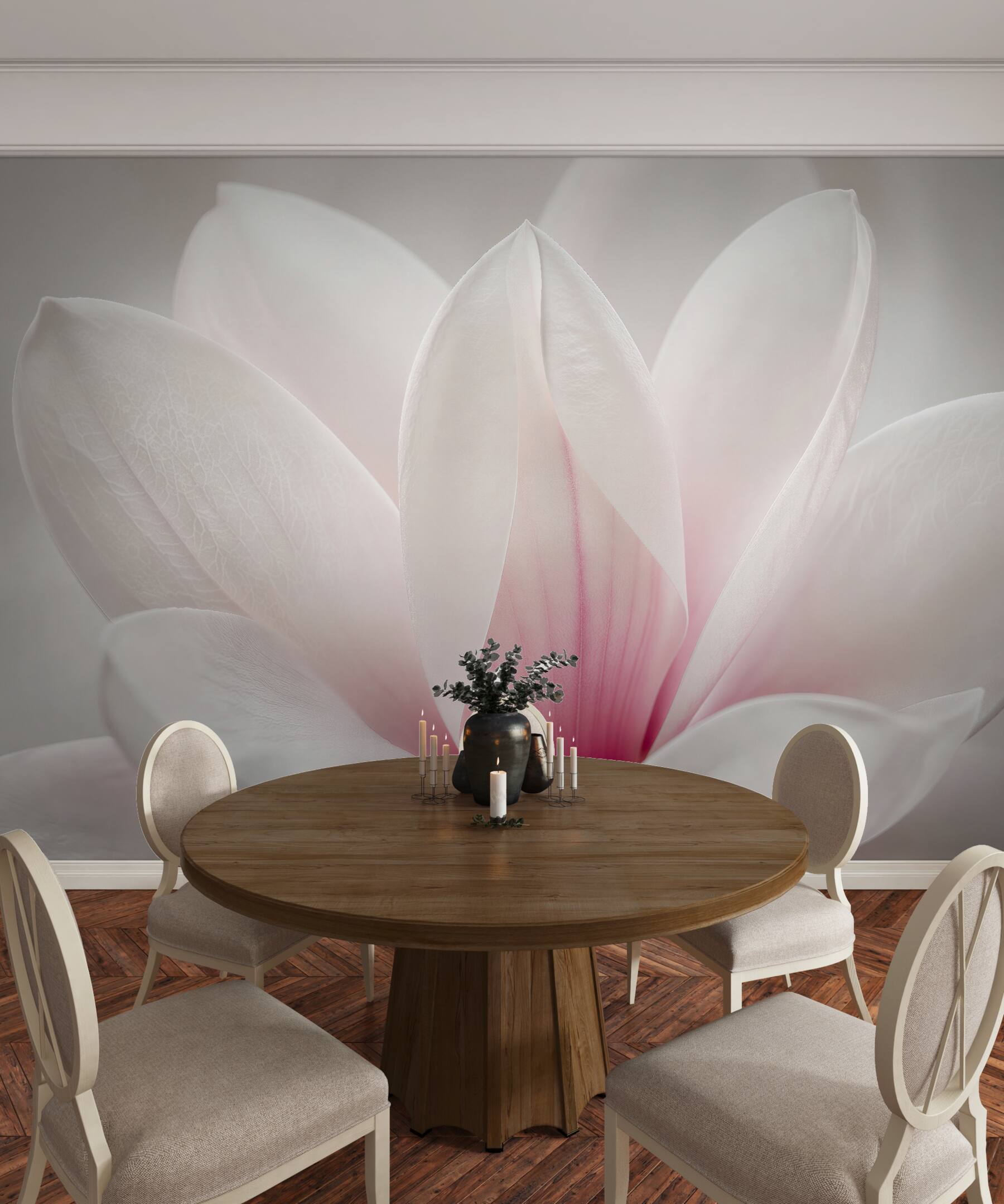 Fototapeta delikatne płatki magnolii w zbliżeniu