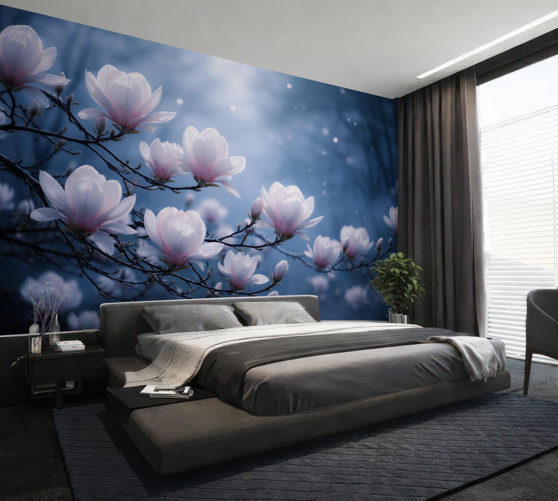 Fototapeta magnolie w księżycowej mgle?v23