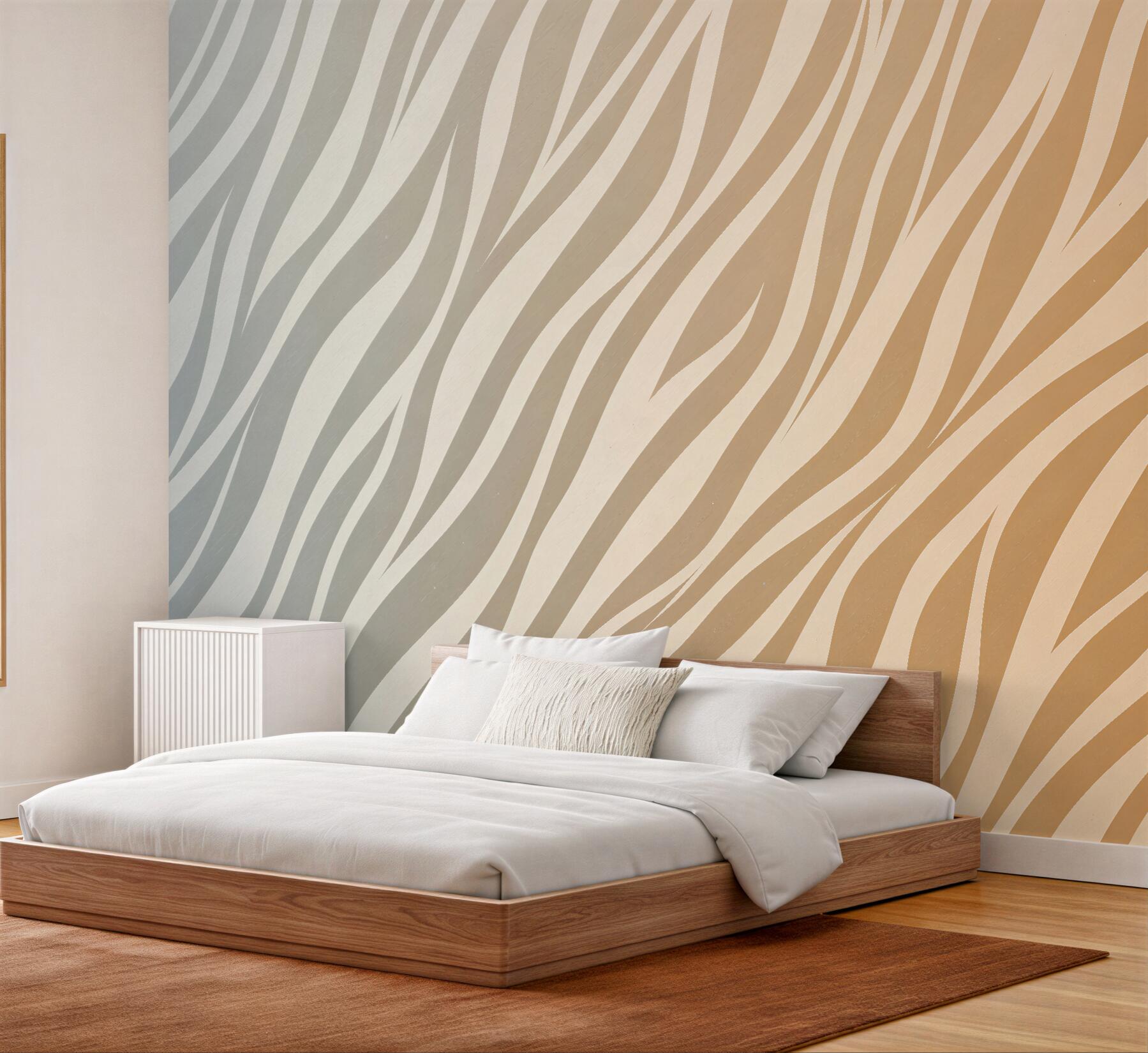 Fototapeta beżowe pasy safari?v23