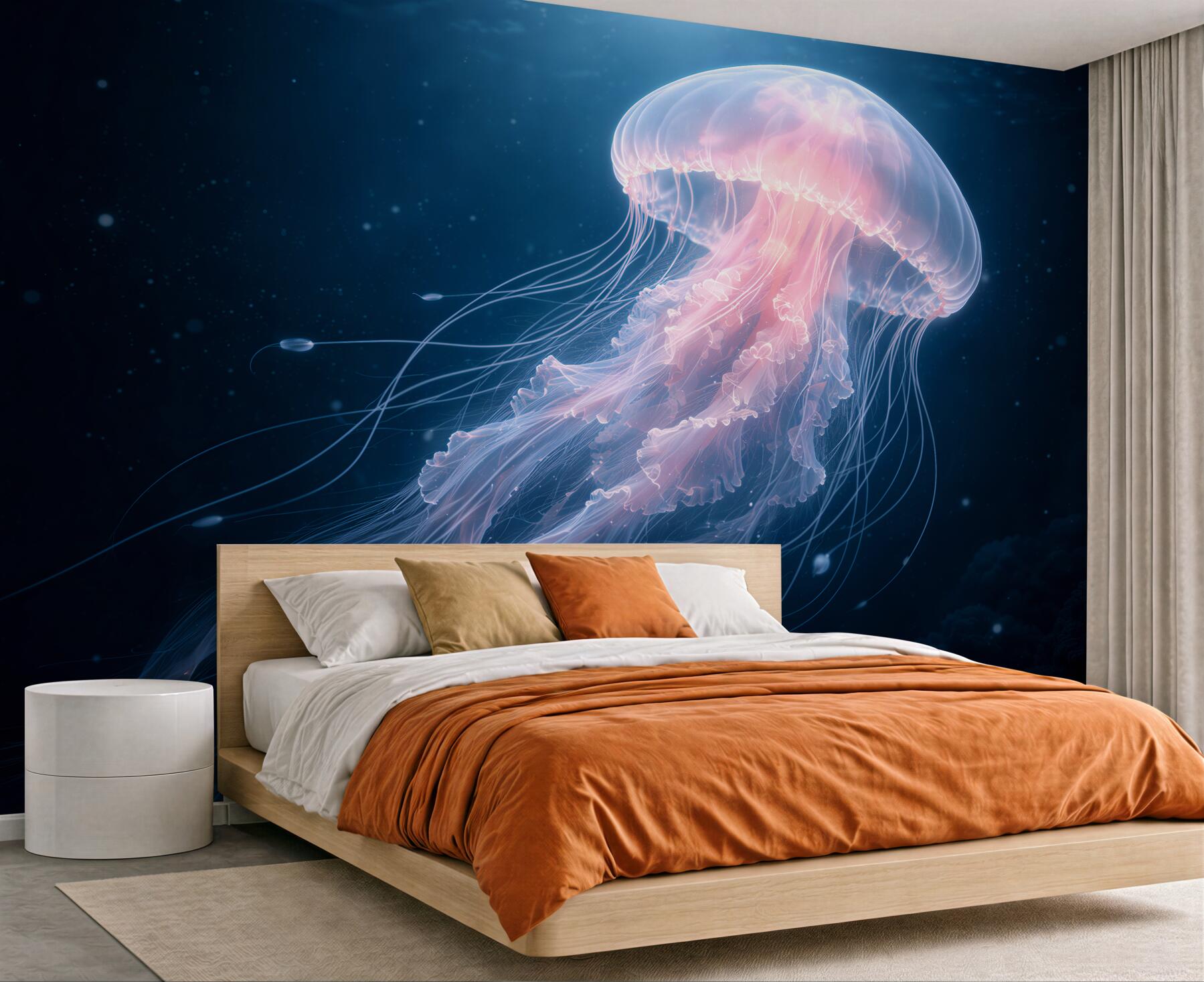Fototapeta Świetlista meduza w głębinach?v23