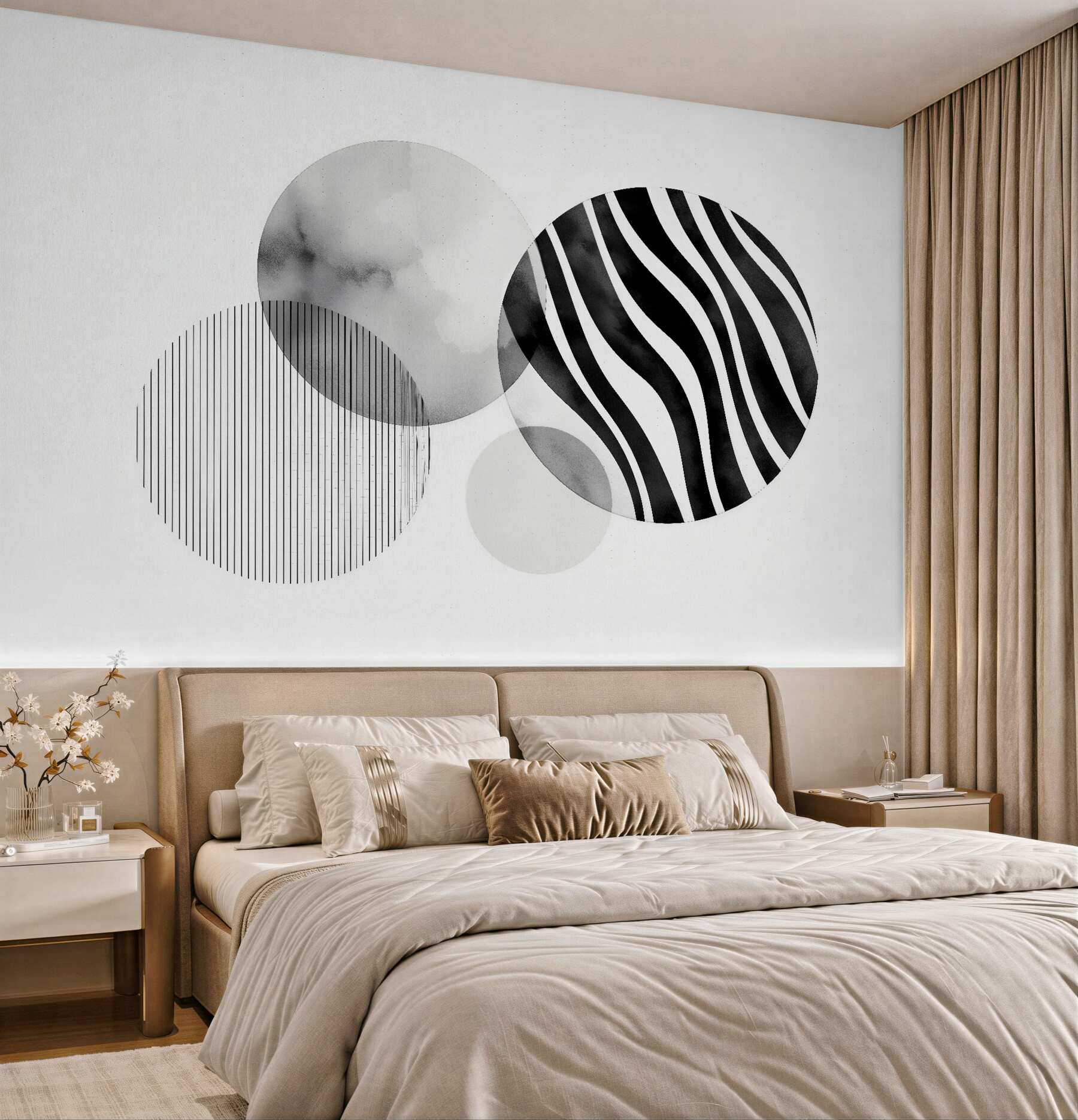 Fototapeta geometryczna zebra w szarościach?v23