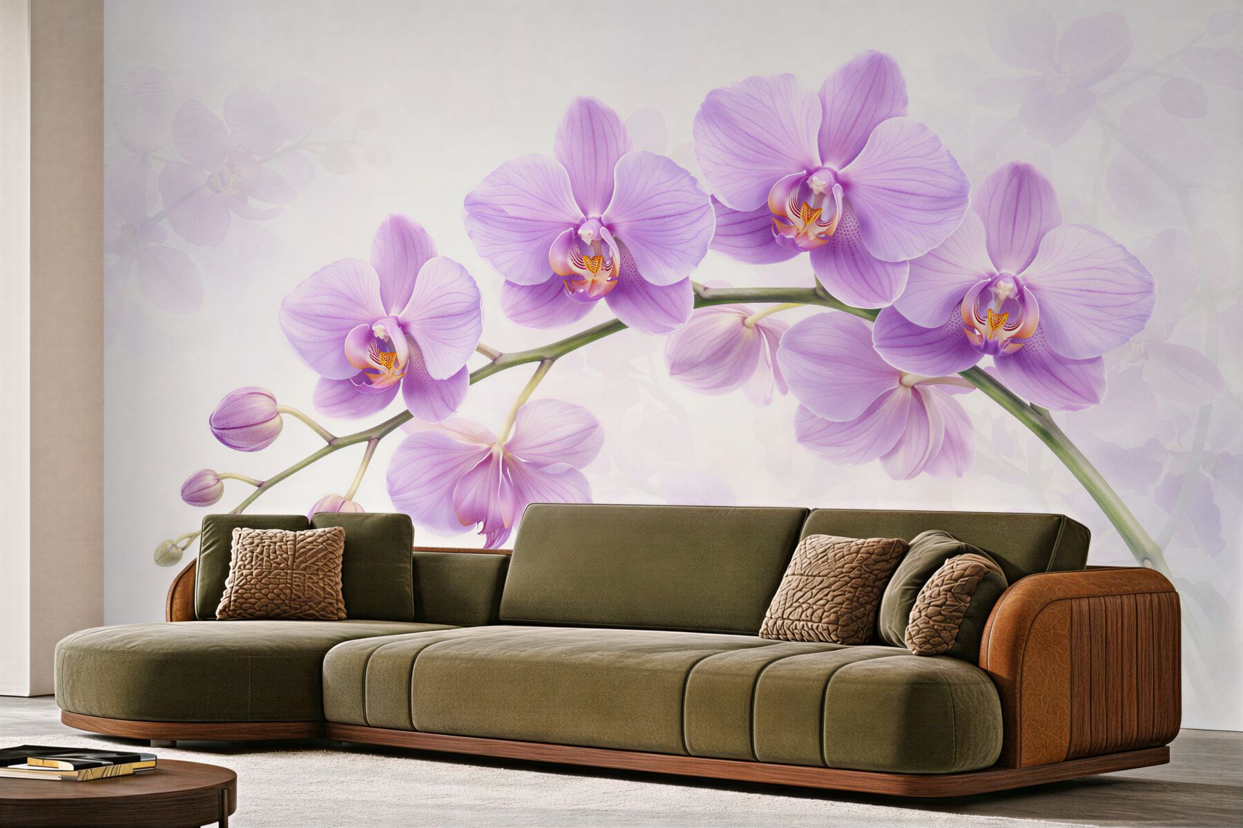 Fototapeta delikatne lilowe orchidee?v23
