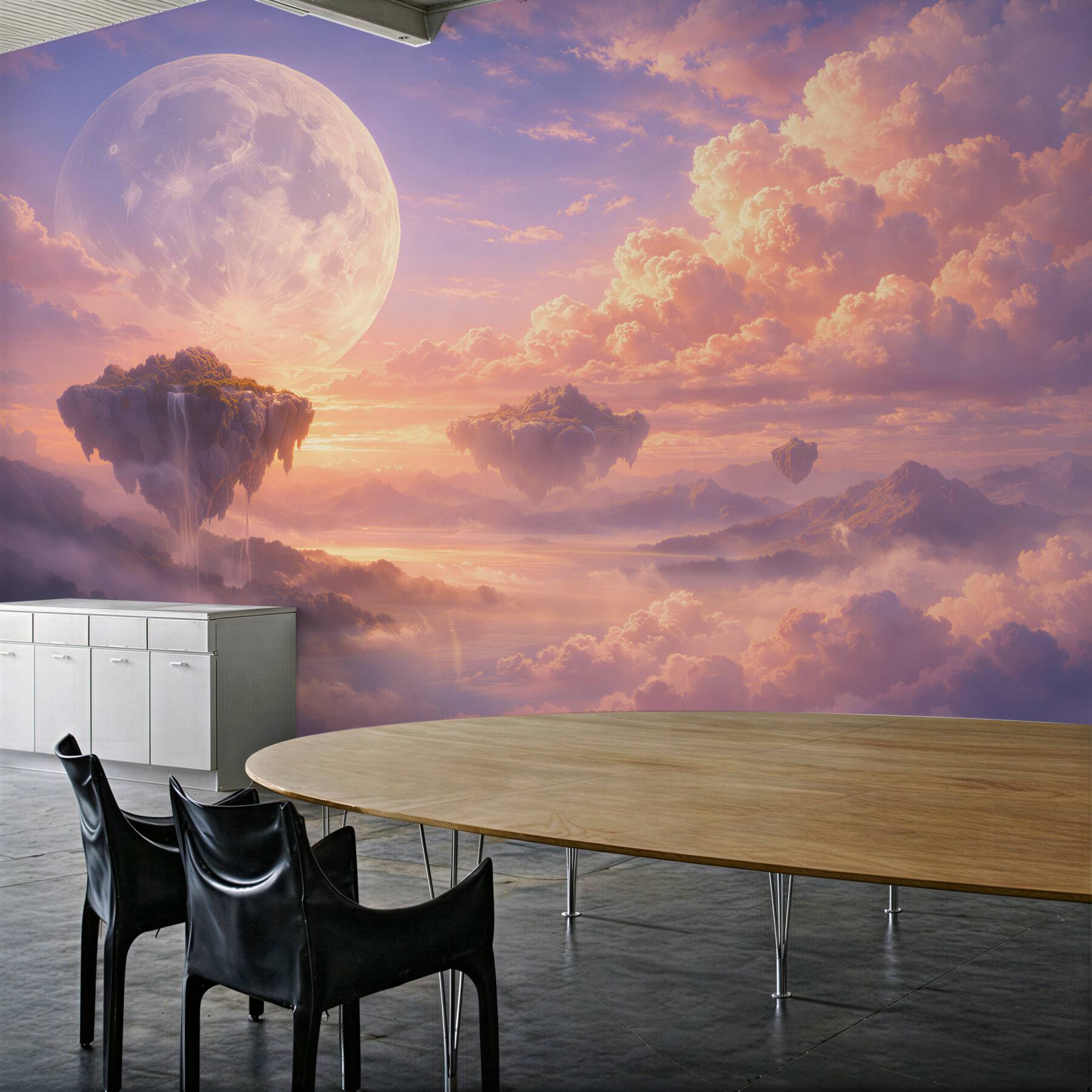 Fototapeta baśniowe wyspy w różowych chmurach?v23