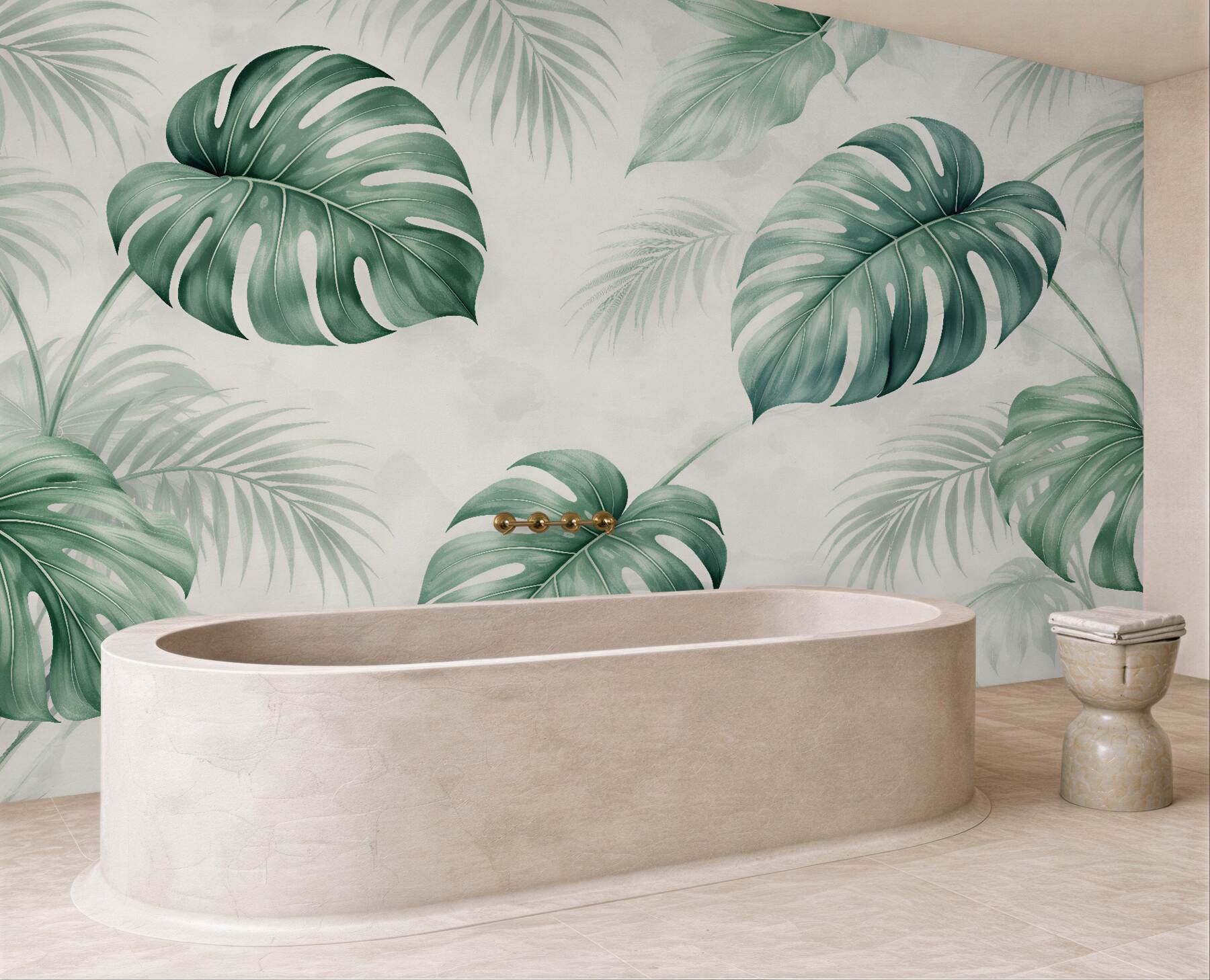 Fototapeta monstera w subtelnym rytmie?v23