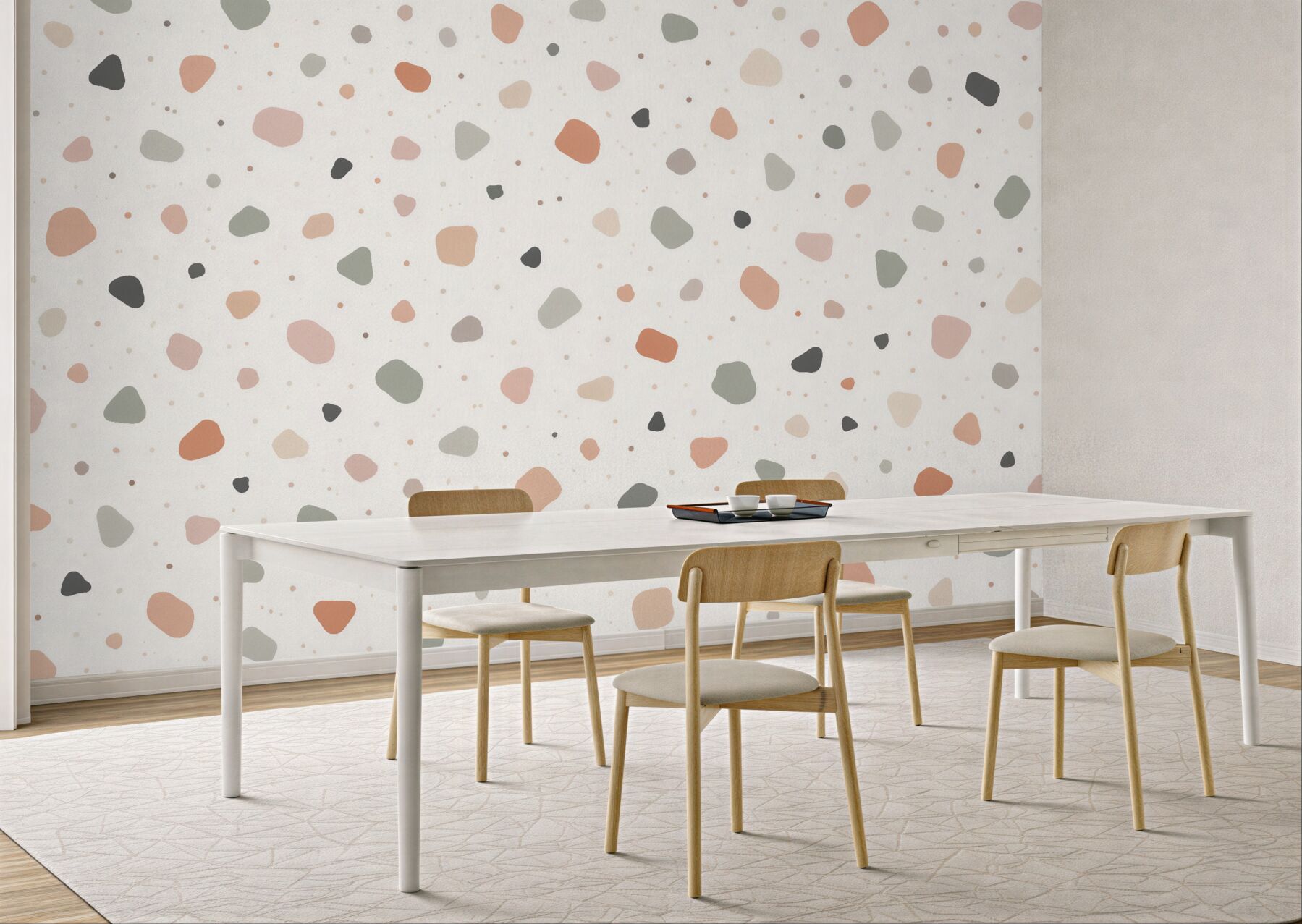 Fototapeta pastelowe lastryko minimalistyczne