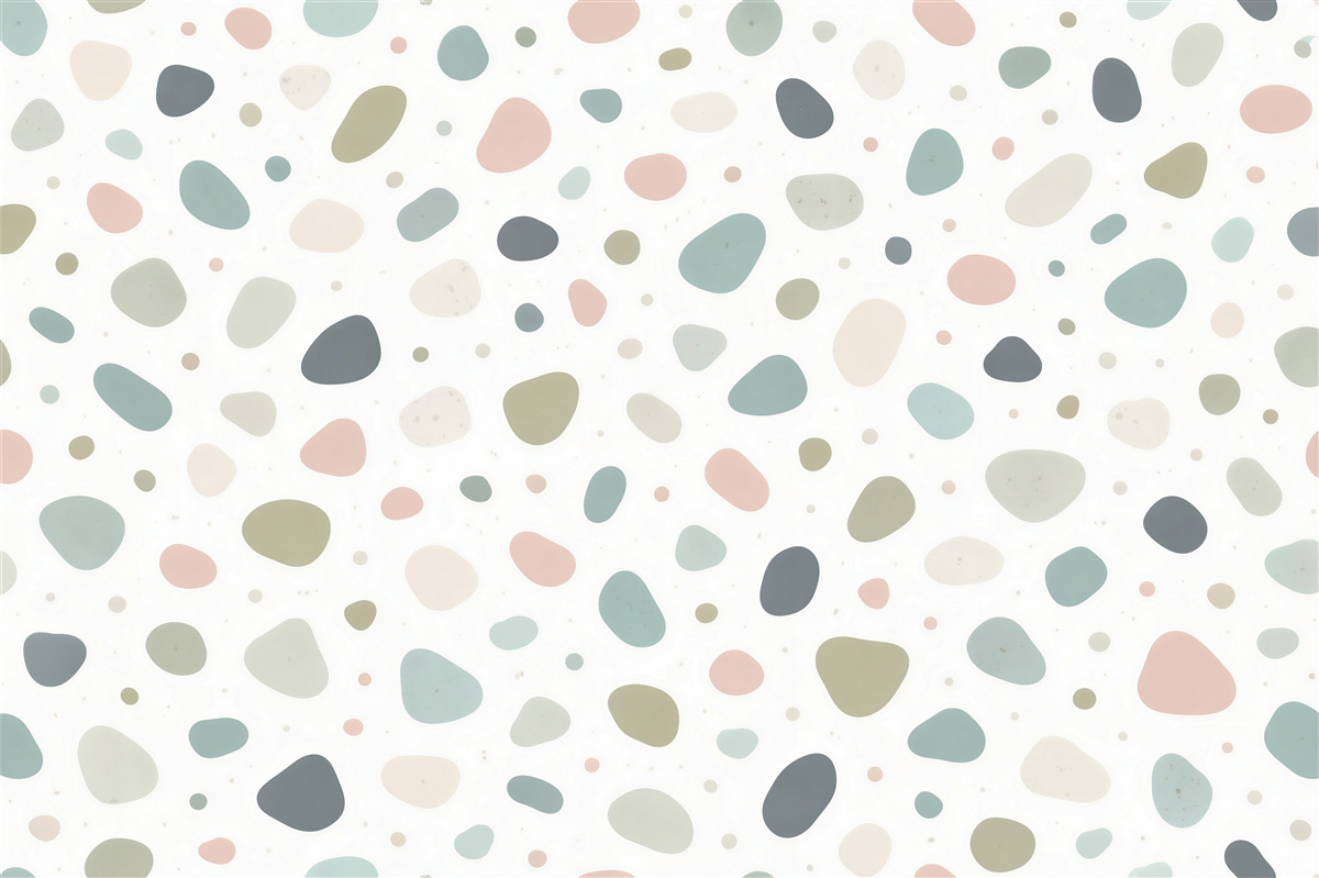 Fototapeta pastelowe terrazzo organiczne