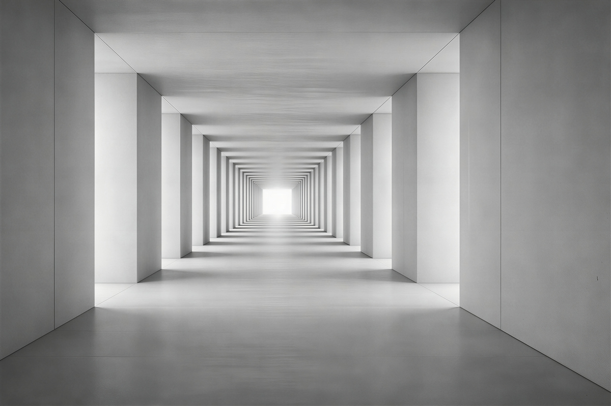 Fototapeta nowoczesny tunel Światła 3d