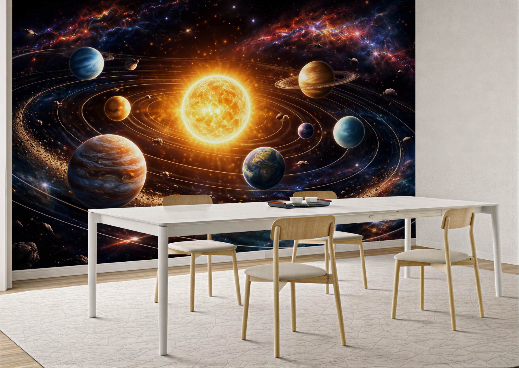 Fototapeta słoneczny układ planetarny