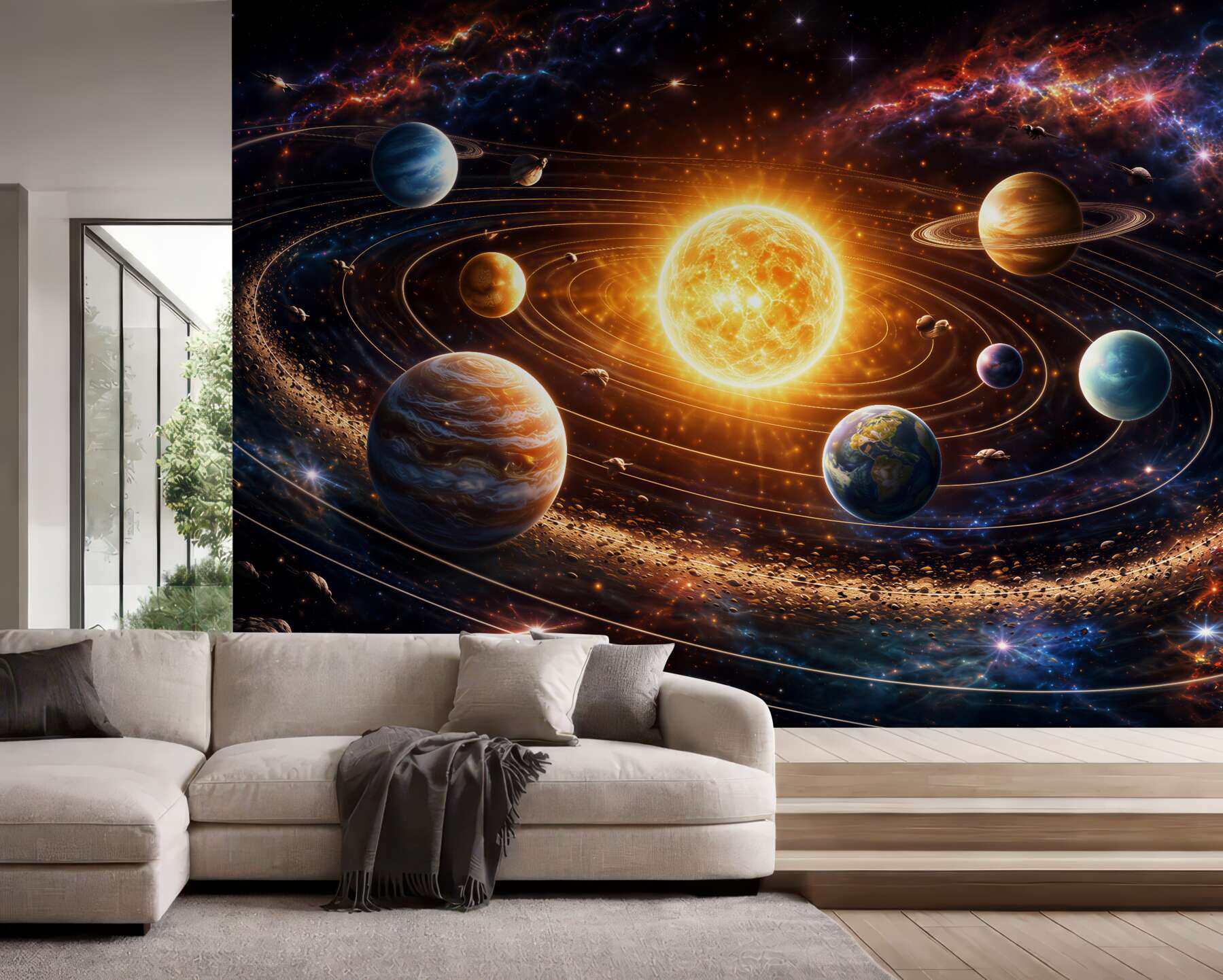 Fototapeta słoneczny układ planetarny?v23