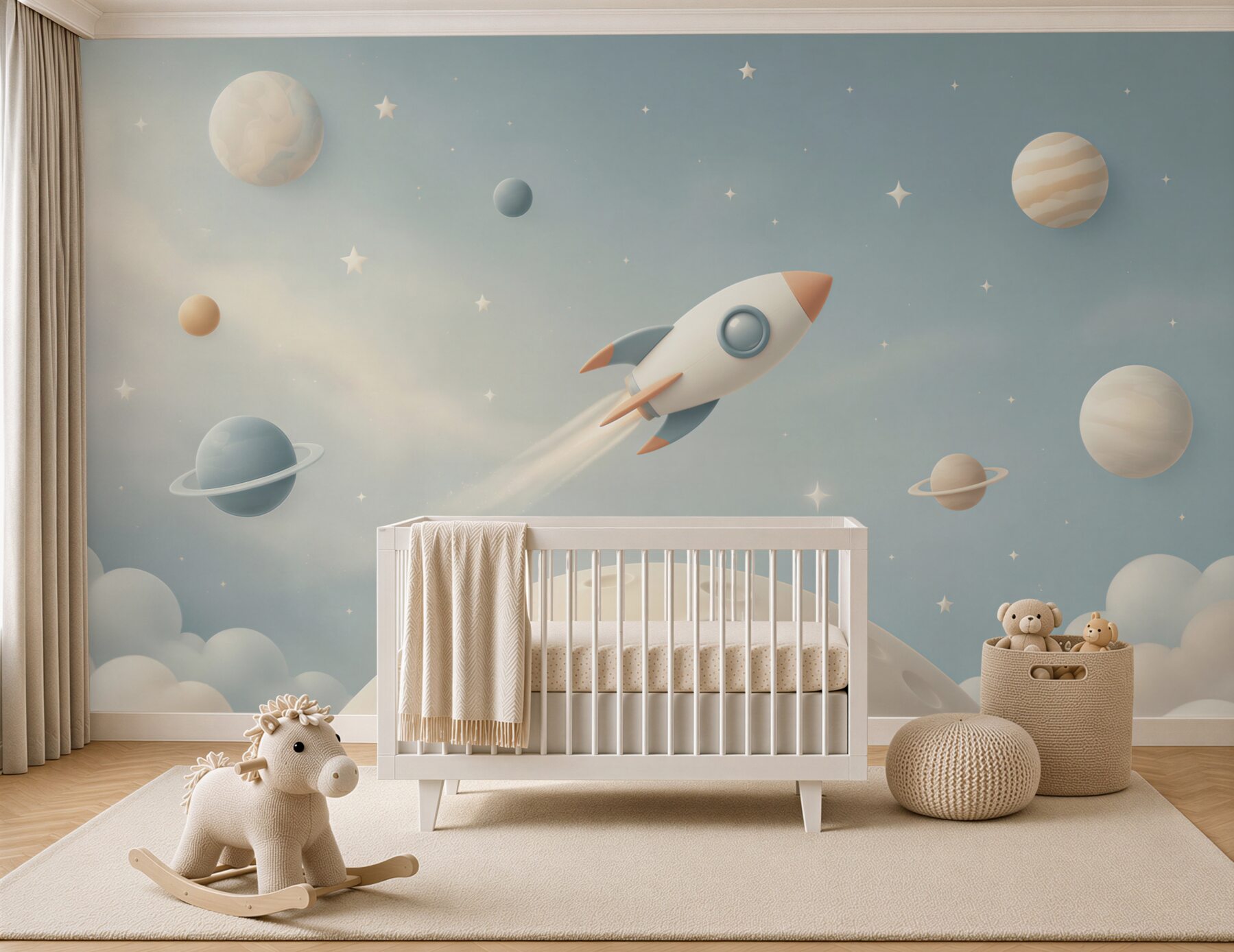 Fototapeta Statek kosmiczny i planeta?v23
