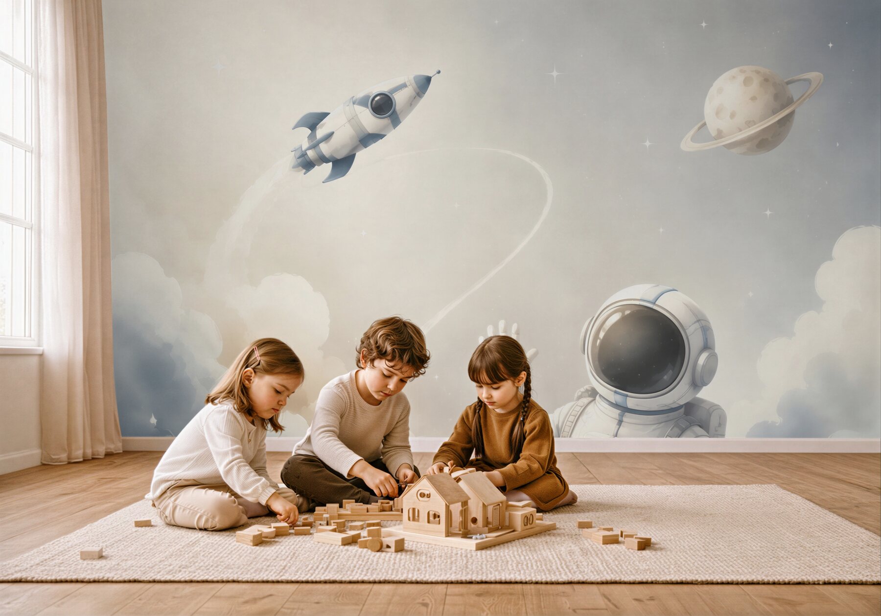 Fototapeta Astronauta i przestrzeń?v23