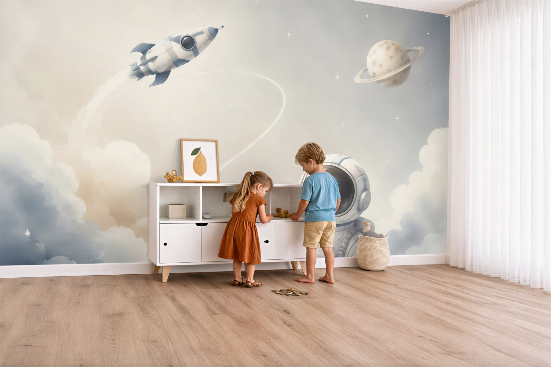 Fototapeta Astronauta i przestrzeń?v23