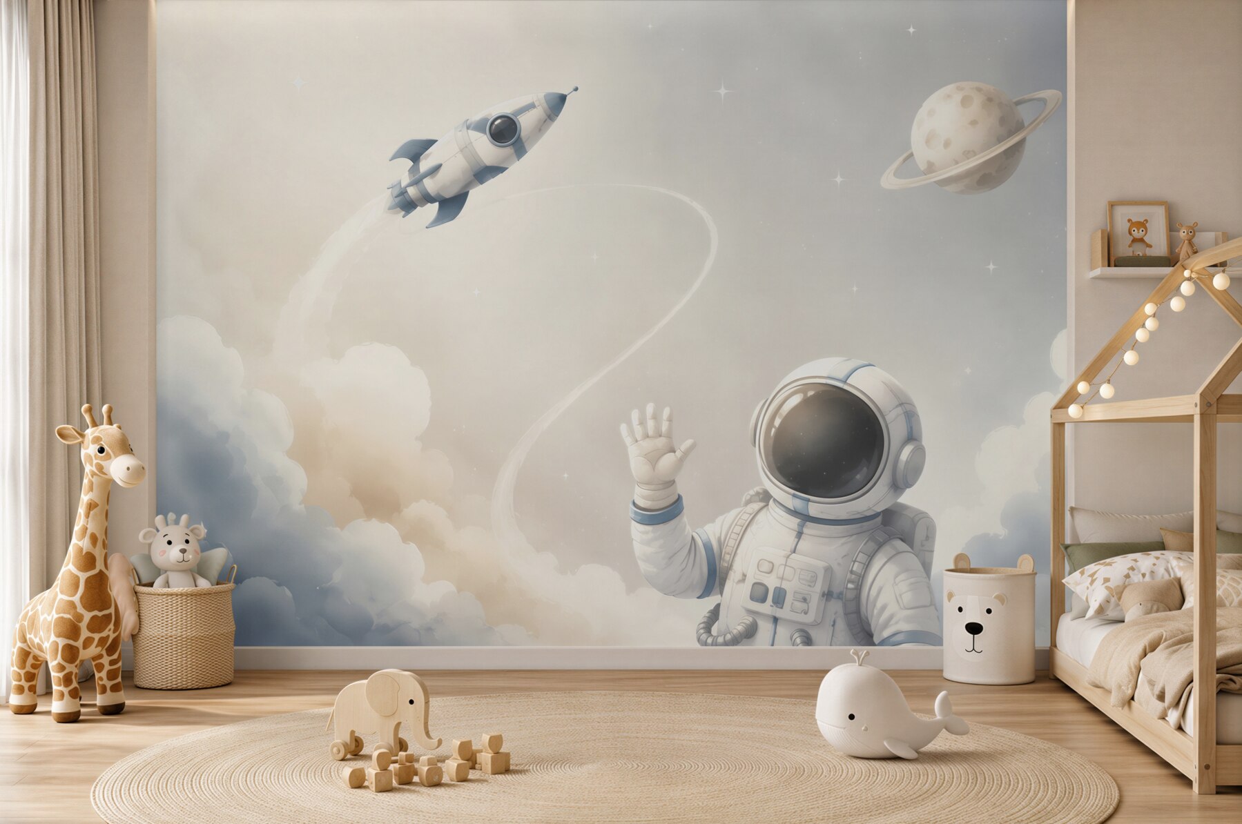 Fototapeta Astronauta i przestrzeń